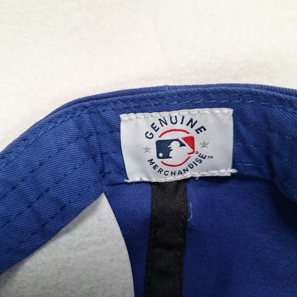 Texas Rangers Logo Athletic Strapback Hat Cap MLB Baseball Blue Red - Picture 7 of 8